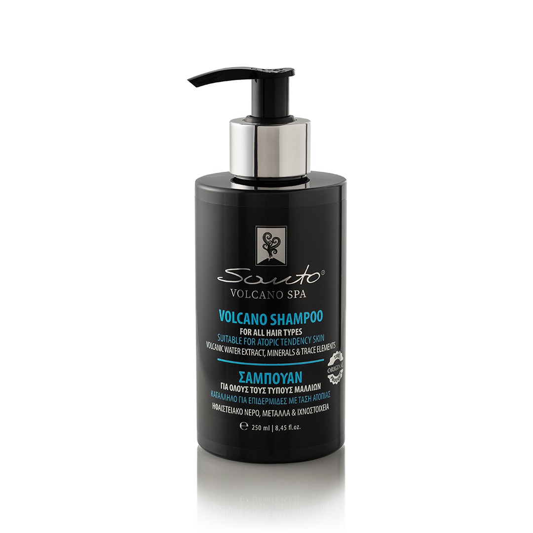 Volcano-Shampoo-All-Hair-types Santo Volcano Σαμπουάν για Όλους τους Τύπους Μαλλιών 250ml